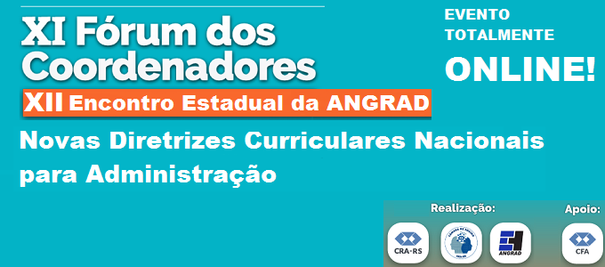 XI Fórum dos Coordenadores e XII Encontro Estadual da Angrad